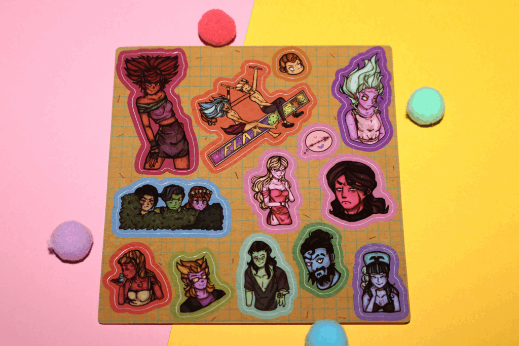 DLH STICKER SHEET