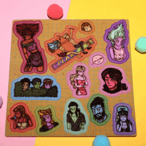 Destripando la historia DLH sticker sheet