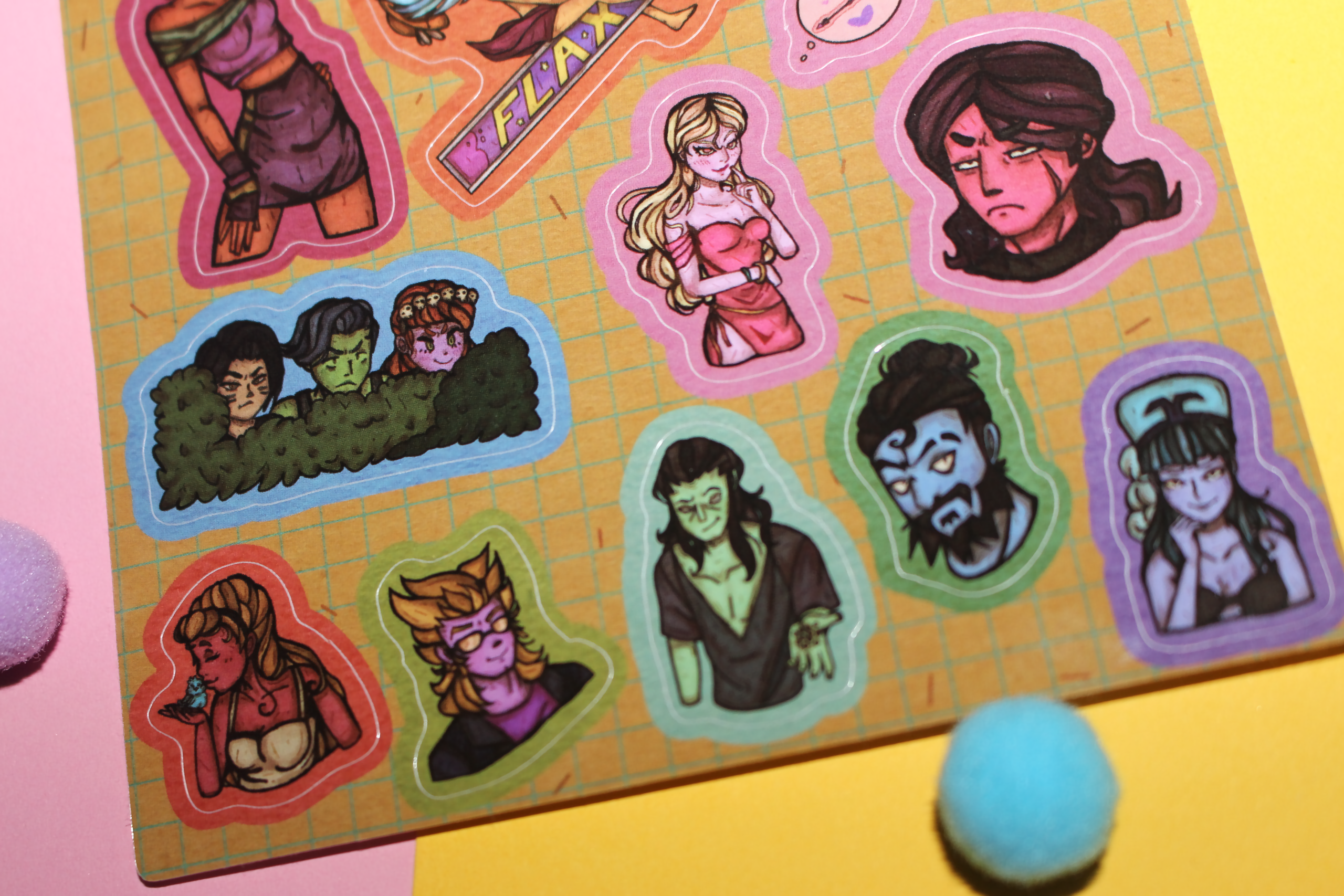 DLH STICKER SHEET