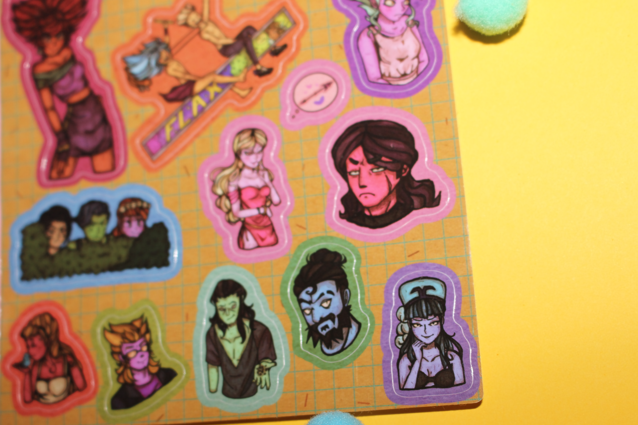 DLH STICKER SHEET