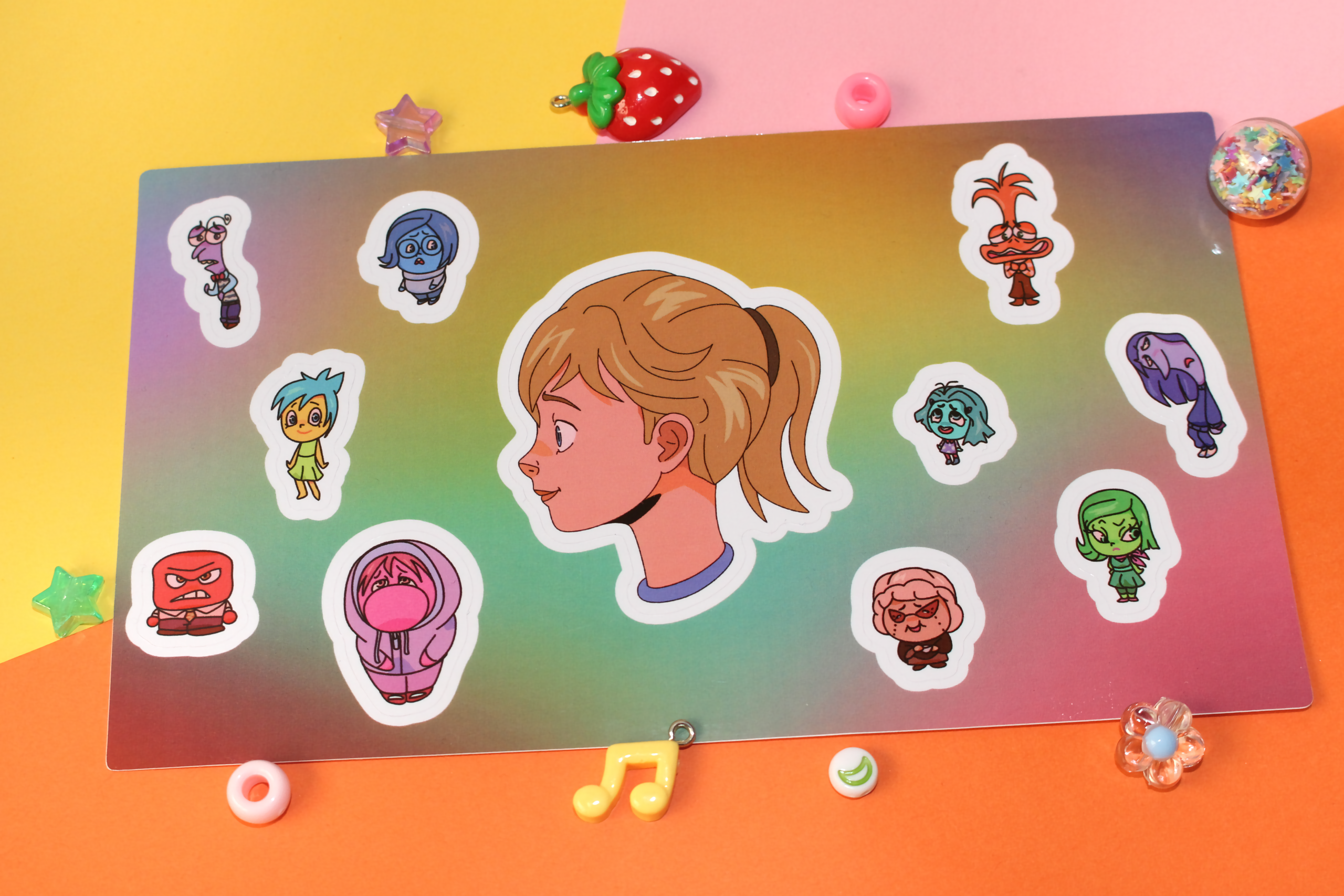 Happy Riley Sticker Inside Out INSIDE OUT STICKER SHEET