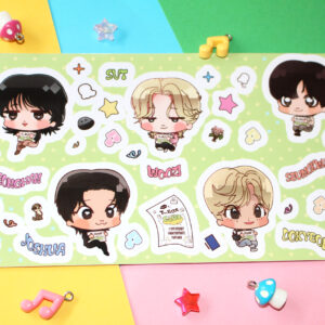 Seventeen SVT vocal unit cheers to youth sticker sheet