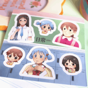 Nichijou Yuuko Mio Mai sticker sheet