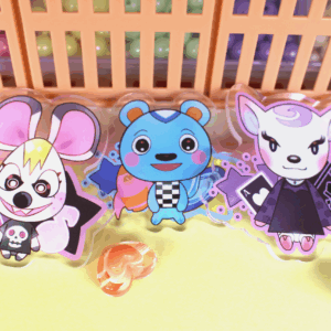 animal crossing bella filbert diana pins