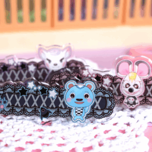 Hair clips of animal crossing bella filbert diana