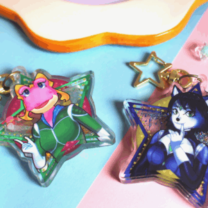Star Fox Krystal Amanda keychains