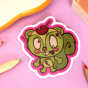 Nutty from happy tree friends sticker