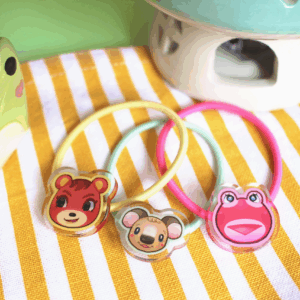ANIMAL CROSSING HAIR TIES