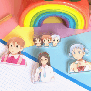Nichijou Yuuko Mio Mai pins