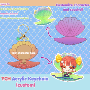 Custom commision ych chibi seashell