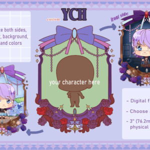 YCH chibi rainbow effect