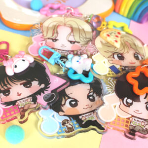 SVT vocal unit Jeonghan Joshua Woozi DK Seungkwan keychain