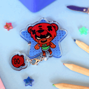 Brawl Stars Nita pin with accessory.