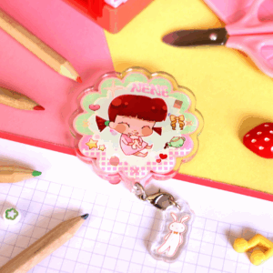 Pin of Nene from Shin Chan with accessory.