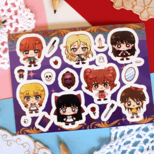 RPG HORROR STICKER SHEET