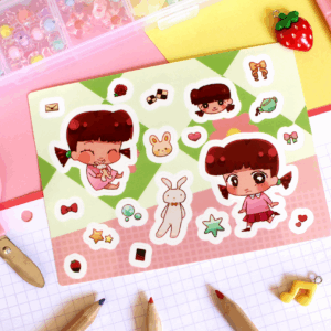 SHIN CHAN NENE STICKER SHEET