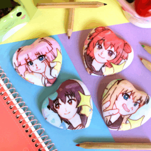 YURU YURI PLUSH PINS